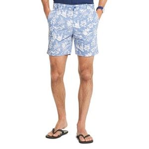 Izod Saltwater Classic Fit Chino Flat Front Shorts